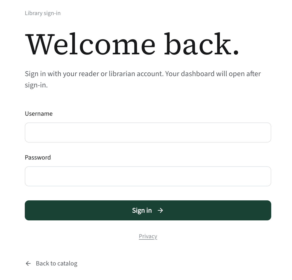 Katlog: the login screen after failed attempts